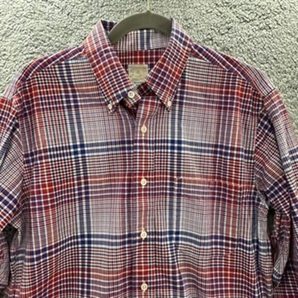 Brooks Brothers Regent Fit Men's Medium Button Up Shirt Egyptian Cotton EUC - Picture 2 of 8